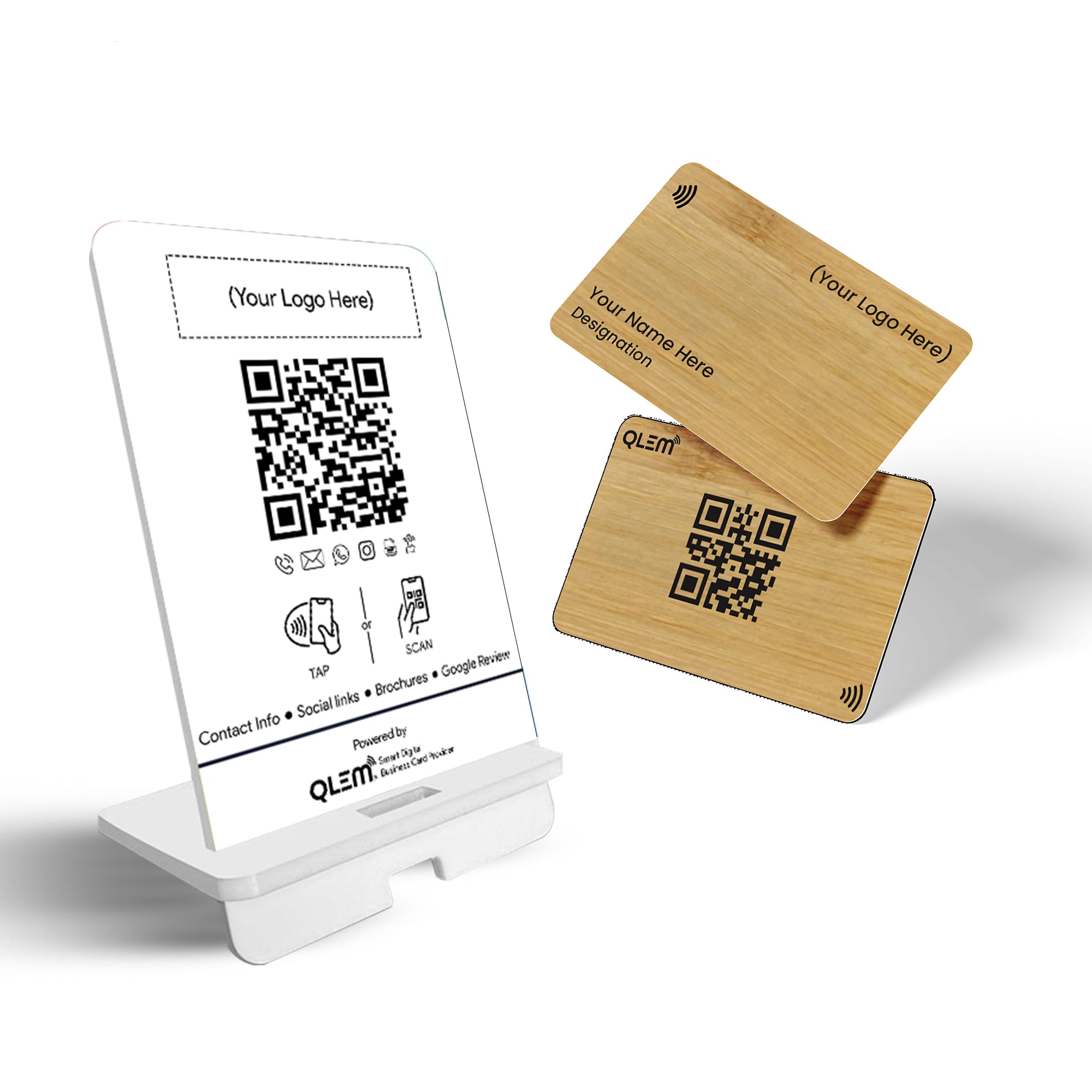 QLEM Combo : Standee + Wooden Card – Qlem.co